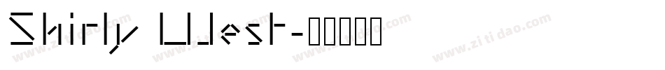 Shirly UJest字体转换